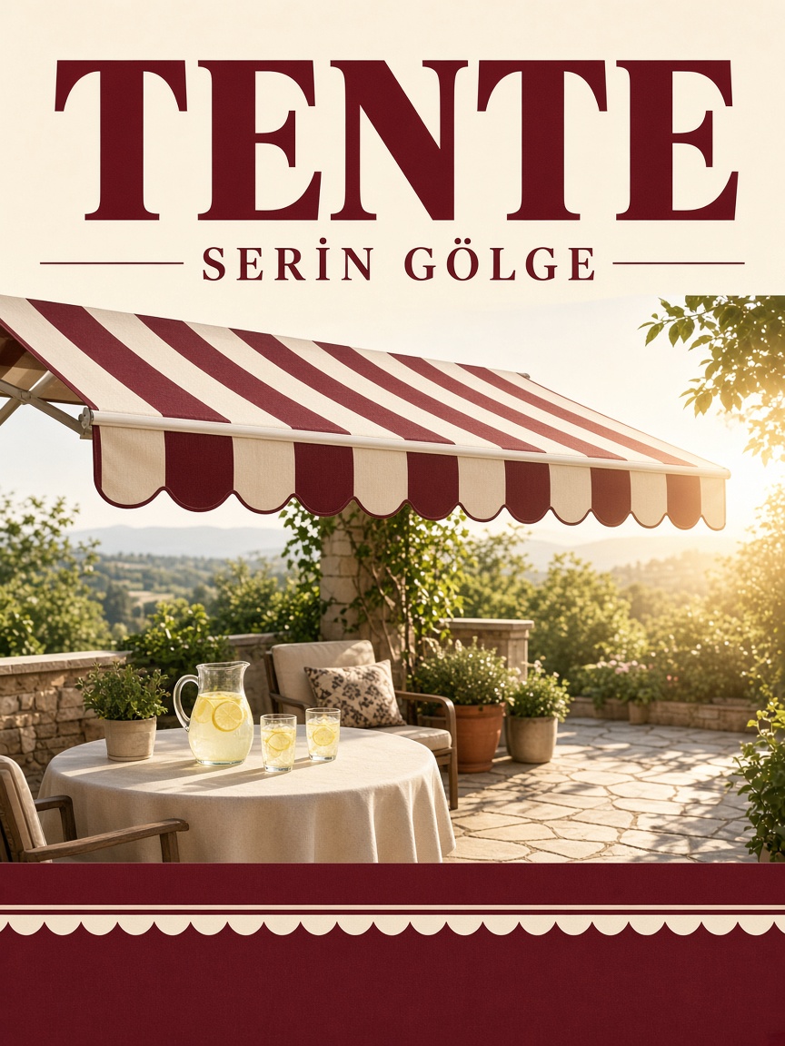 Gölge Tente İzmir tente serin gölge